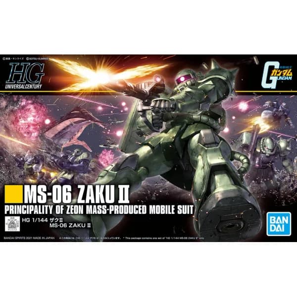 HGUC Zaku II (2021) Box