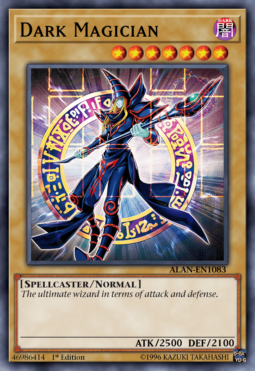 Dark Magician, carta de Yu-Gi-Oh! Trading Card Game