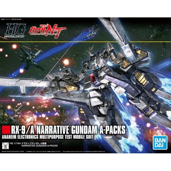 HGUC Narrative Gundam A Packs Box